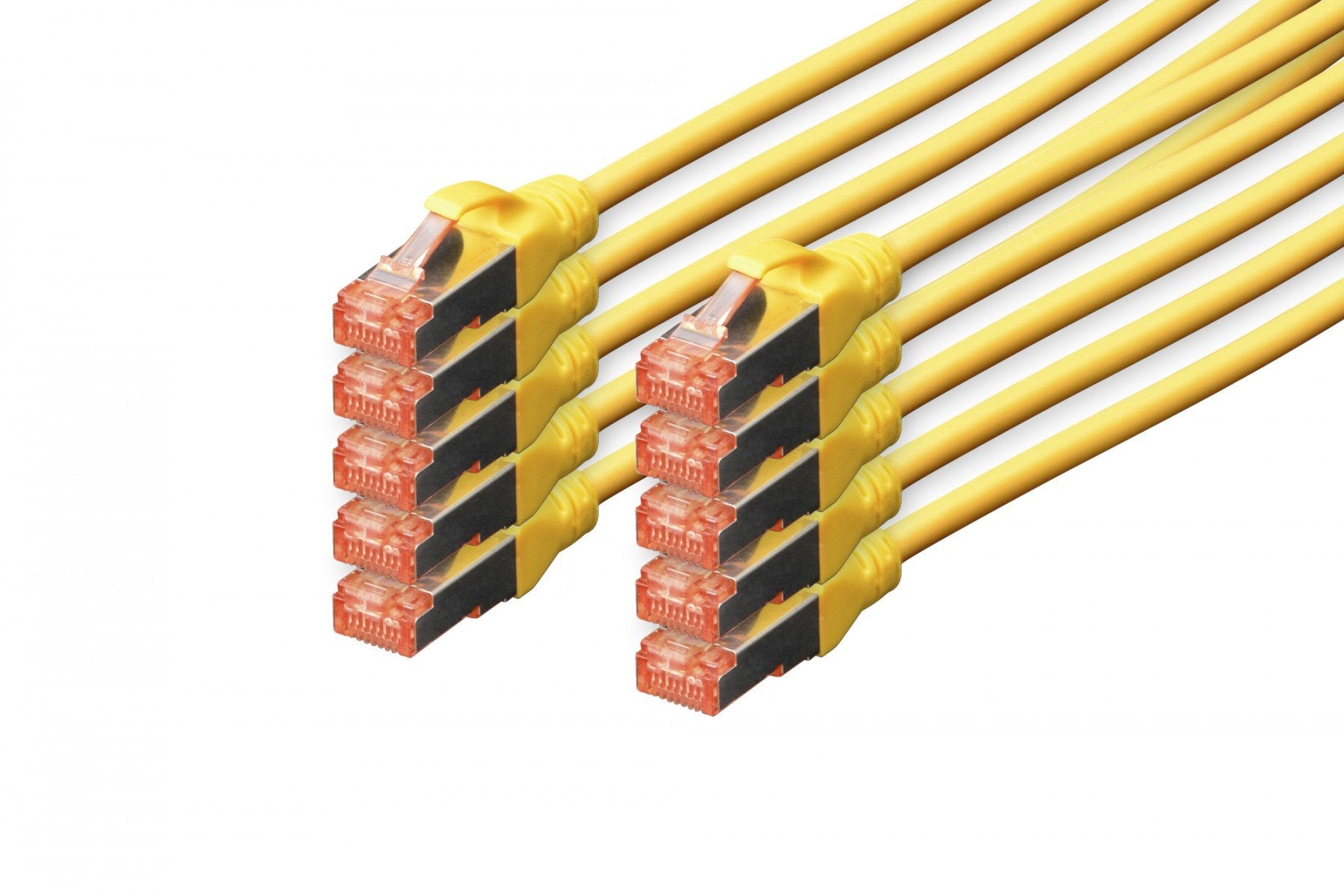 Digitus DK-1644-030-Y-10 câble de réseau Jaune 3 m Cat6 S/FTP (S-STP)