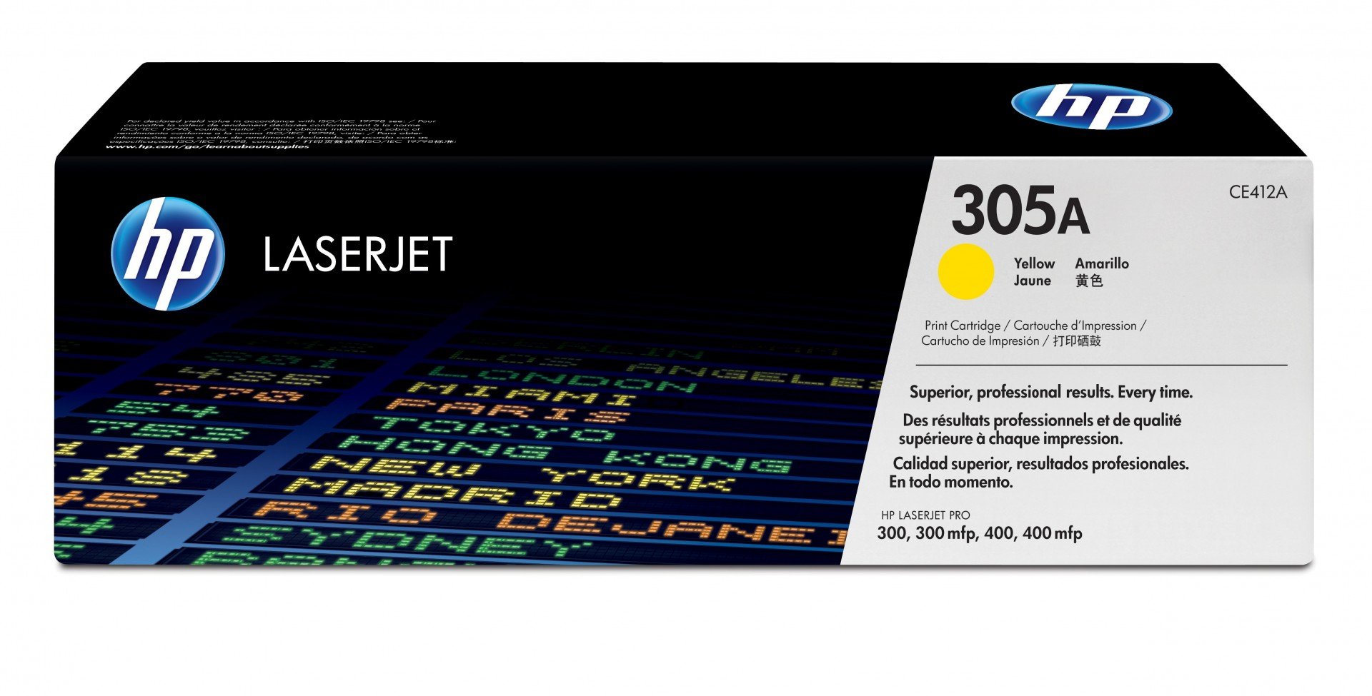 HP 305A original LaserJet Toner cartridge CE412A yellow standard capacity 2.600 pages