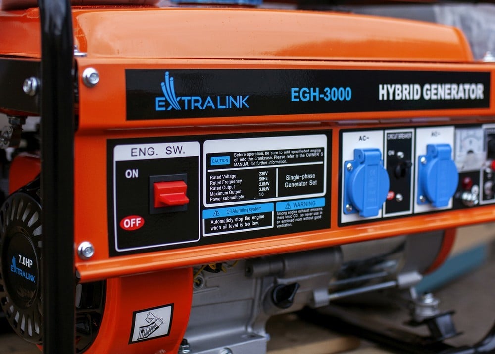 Extralink EX.30363 groupe électrogene 2800 W 15 L Essence Noir, Orange