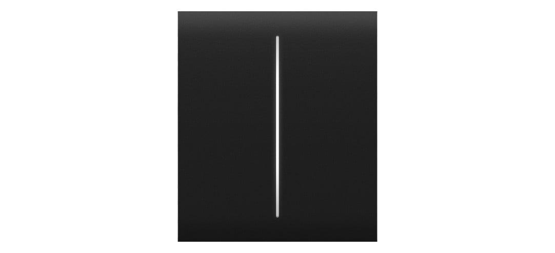 Ajax Systems 52182.140.GP CenterButton (2-gang) [55] - graphite