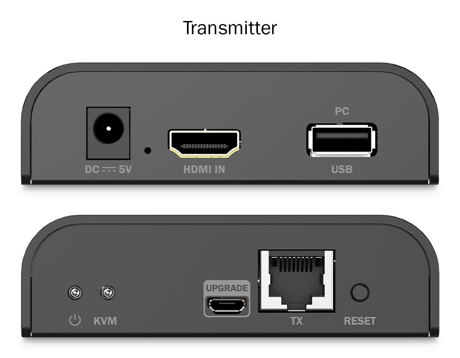 Extenseur HDMI Cat.6 4K/60Hz avec KVM USB 2.0 sur IP 1G jusqu'a 120m/200m, max. 253 récepteurs, écran tactile - ensemble
