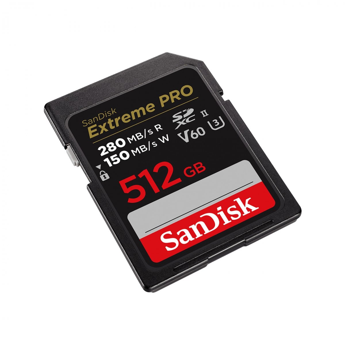 Extreme PRO 512GB V60 UHS-II 280/150MBs