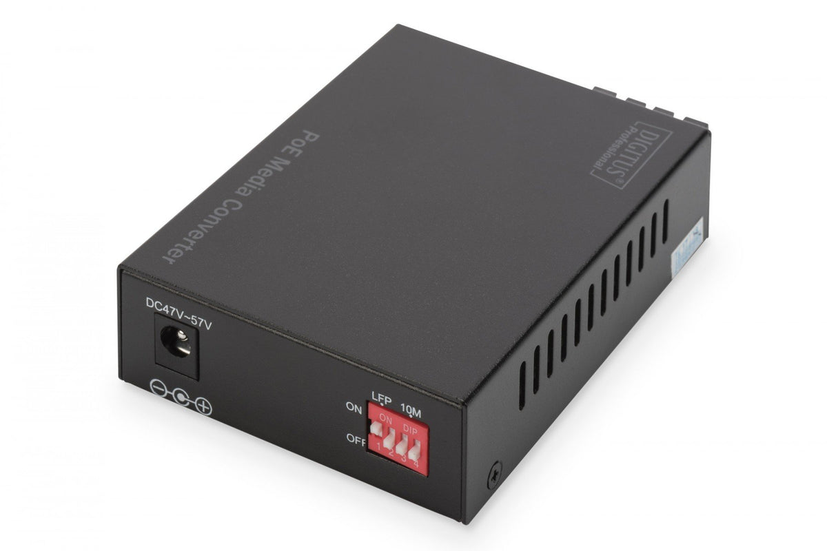 Digitus DN-82160 convertisseur de support réseau 1000 Mbit/s 1310 nm Monomode Noir