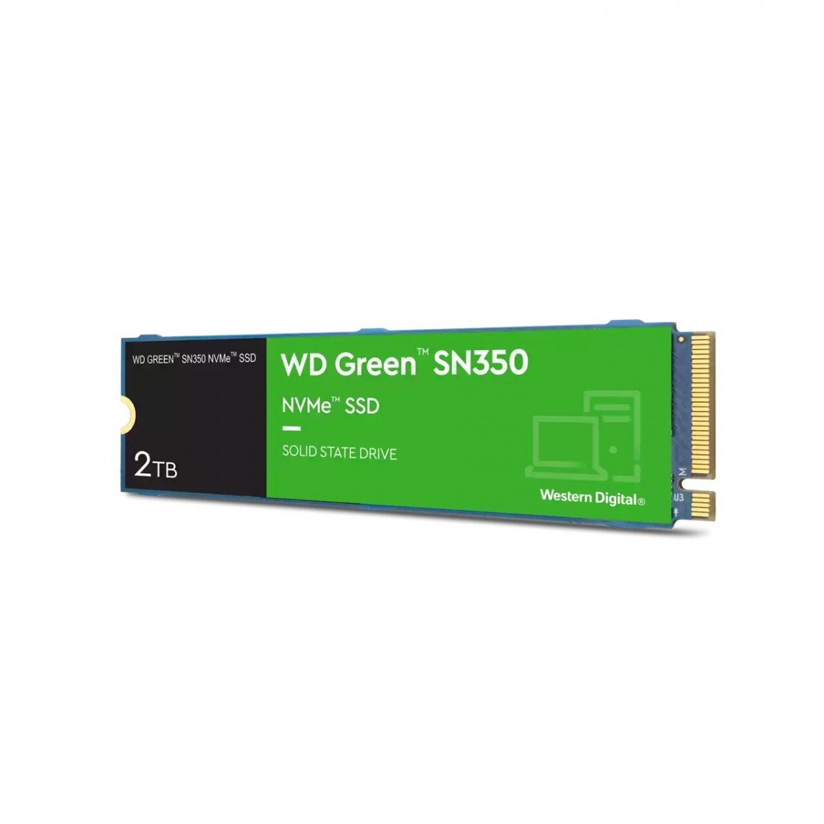WD Green SN350 NVMe SSD 2To M.2 2280 PCIe Gen3 8Gb/s