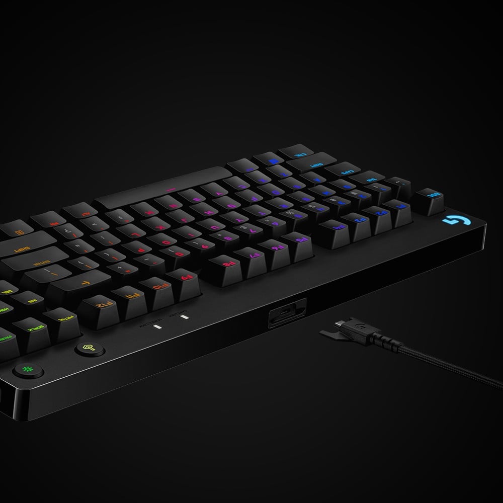 Logitech G PRO clavier Gaming USB QWERTY US International Noir
