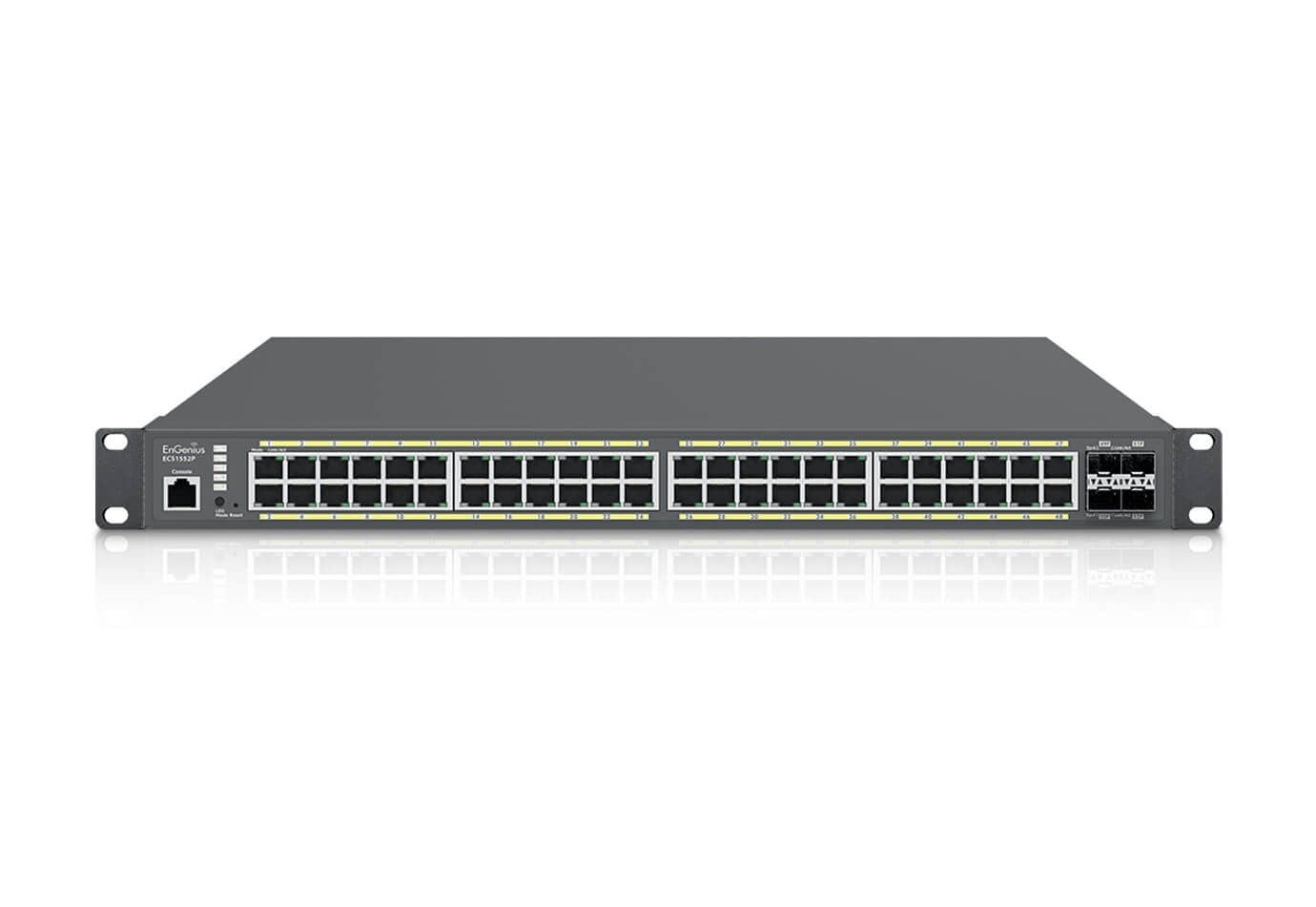 EnGenius ECS1552P Commutateur géré 48x RJ45 Gigabit PoE+, 4x SFP+, EnGenius Cloud