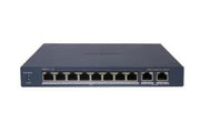 Hikvision DS-3E1510P-EI Géré Gigabit Ethernet (10/100/1000) Connexion Ethernet, supportant l'alimentation via ce port (PoE) Gris