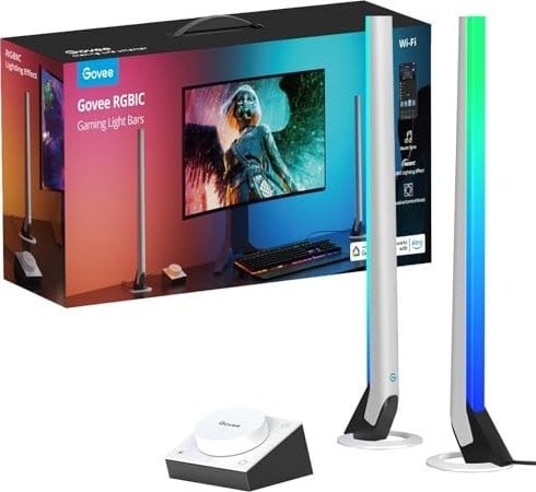 Govee H6047 Gaming Light Bars | lumieres LED | RGBIC, Wi-Fi, Alexa, Google Assistant