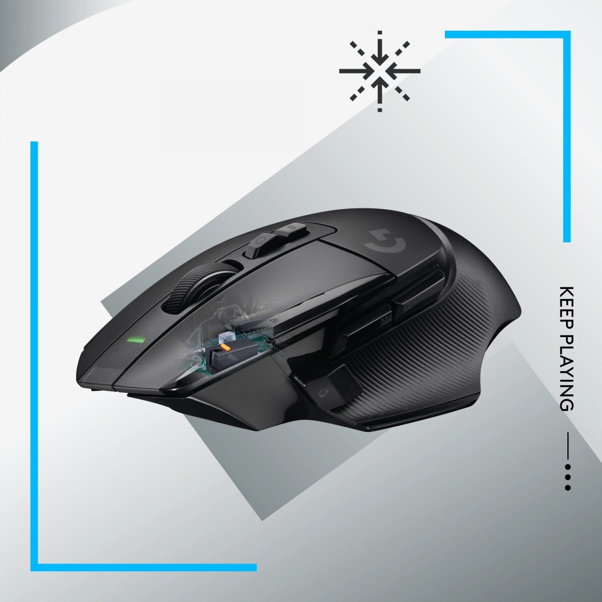LOGITECH G502 X LIGHTSPEED - BLACK/CORE - EER2