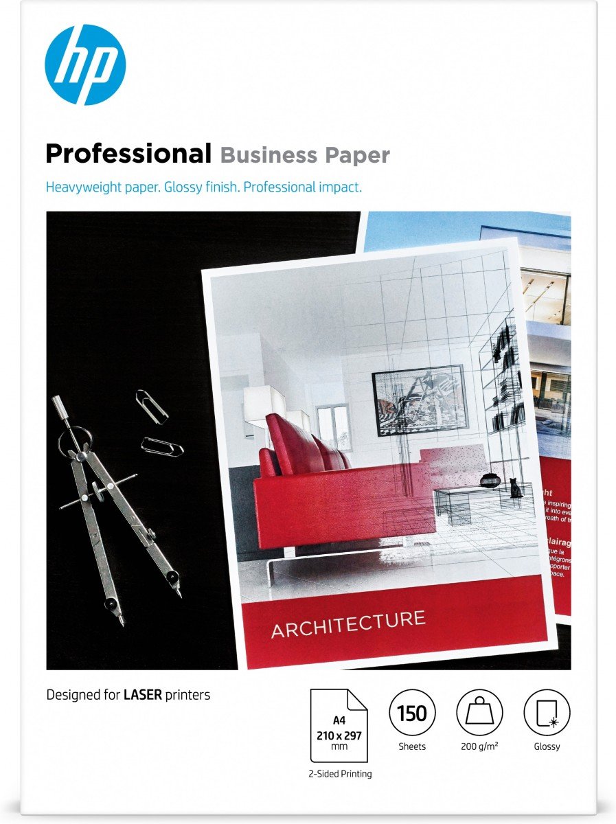 HP Prof Gls LJ A4 200g 150sh FSC Paper