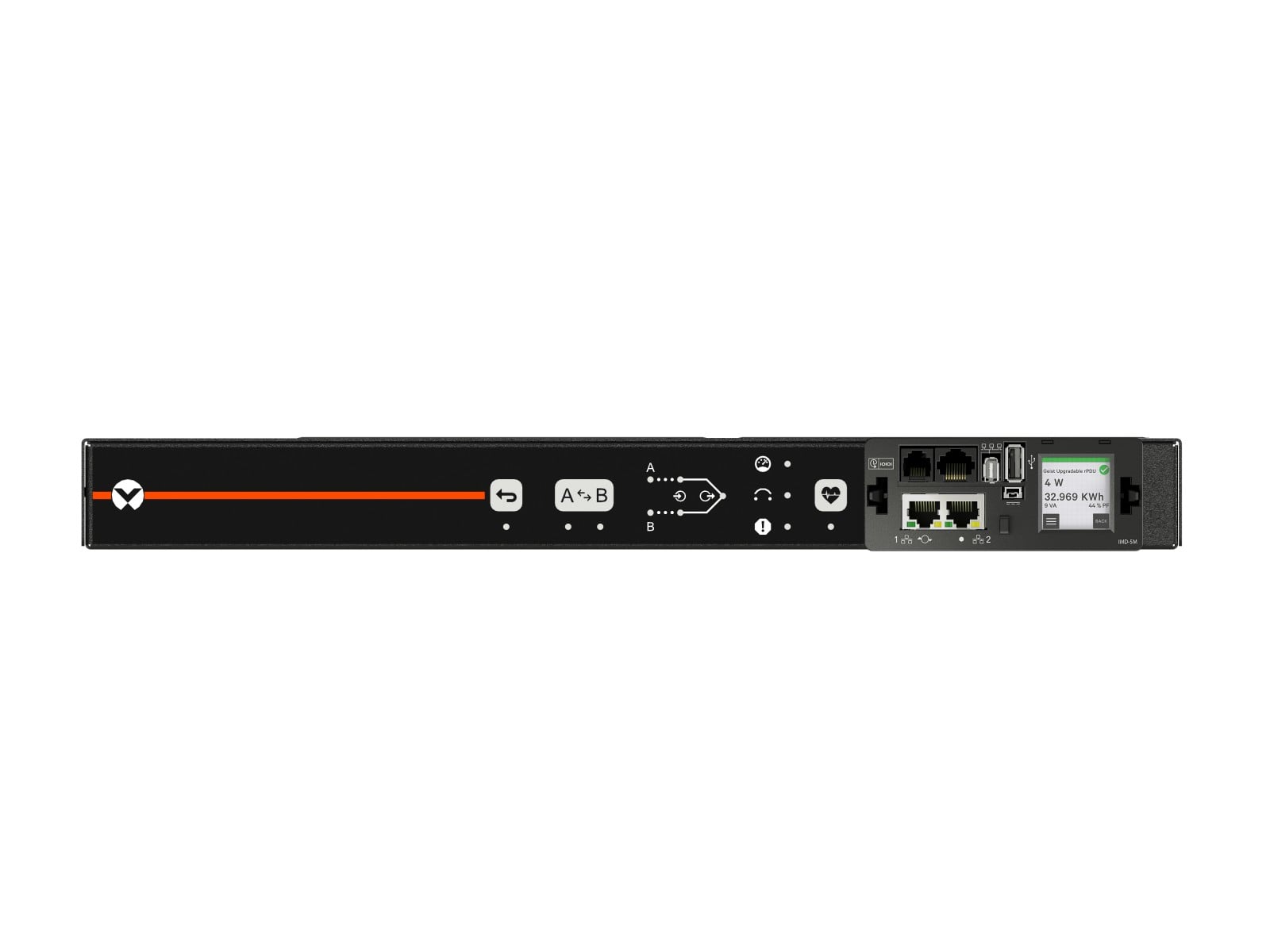 Vertiv Geist AU03E1R5-12CF17-1C14C14A900-D unité de distribution d'énergie 10 sortie(s) CA Noir