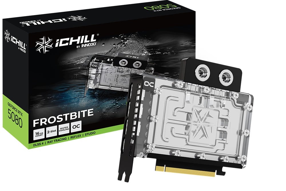 INNO3D GeForce RTX 5080 iChill Frostbite 16GB GDDR7 DLSS4