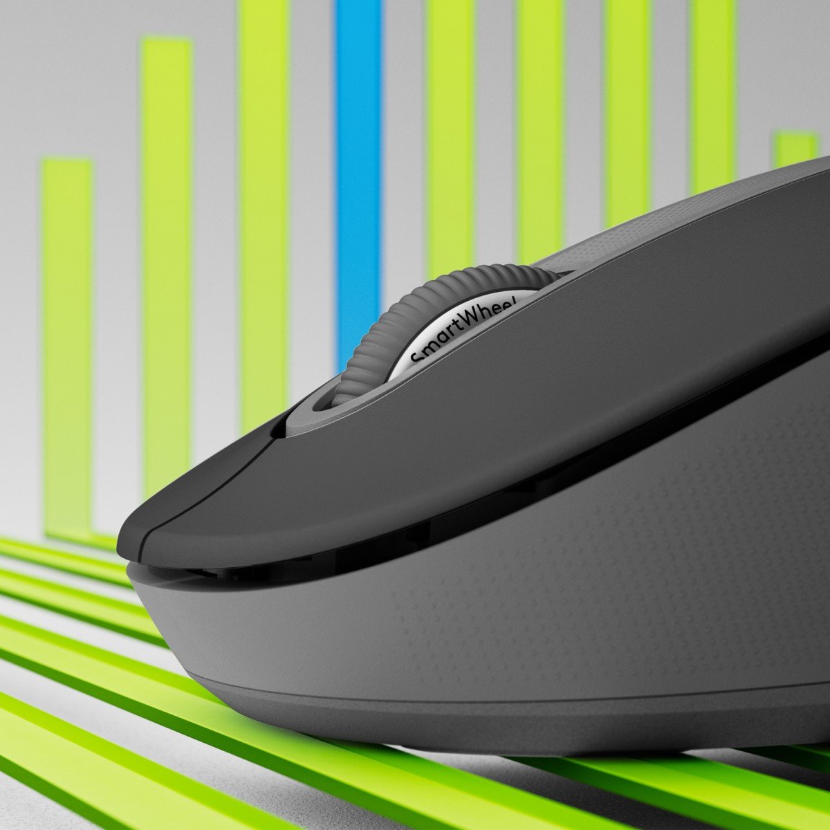 LOGITECH Signature M650 L for Business Mouse right-handed 5 buttons wireless Bluetooth 2.4 GHz Bolt USB receiver
