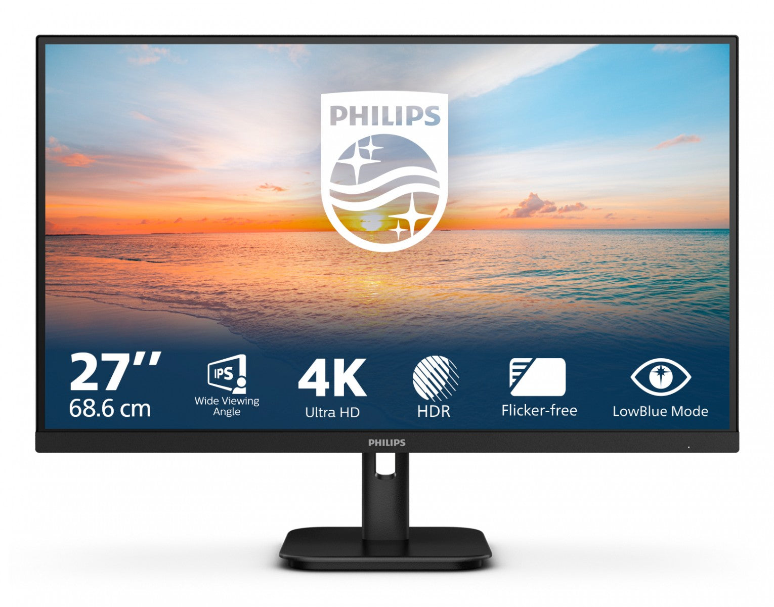 PHILIPS 27E1N1800A/00 27p IPS 4K UHD 60Hz 350cd/m2 4ms 2xHDMI2.0 DP Speakers