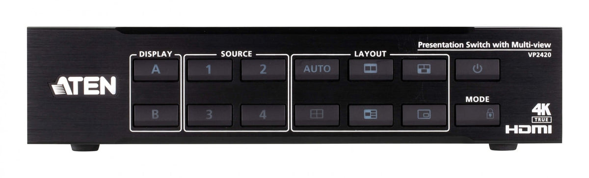 Aten VP2420-AT-G 4 x 2 True 4K Presentation Matrix Commutateur