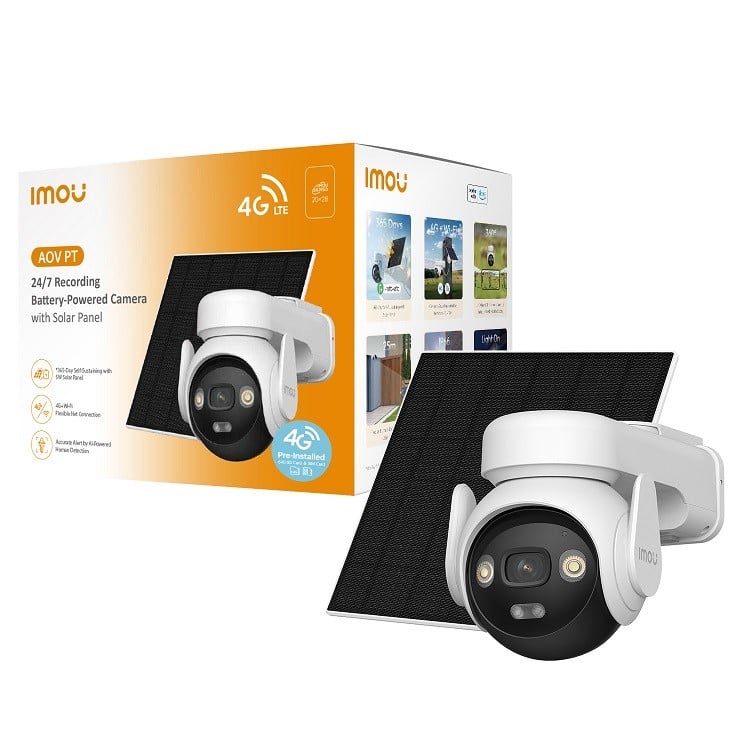 Imou IPC-B7ED-5M1TEA-EU/FSP14 AOV PT caméra IP PTZ extérieure 5 MP