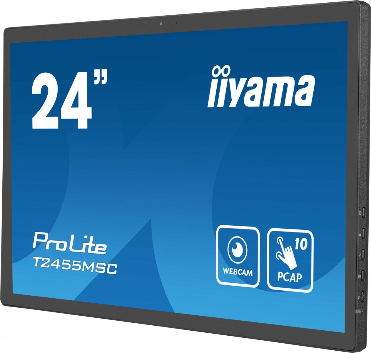 "iiyama T2455MSC-B1 écran plat de PC 61 cm (24"") 1920 x 1080 pixels Full HD LED Écran tactile Noir"