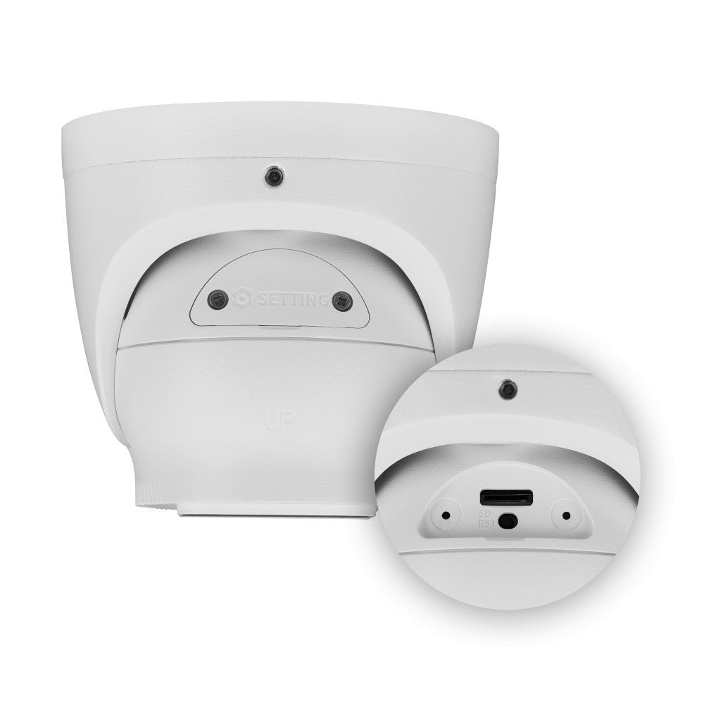 BCS BCS-P-EIP26FCL3-Ai1 Caméra IP dôme 6MP avec technologie NightColor et boîtier IP67