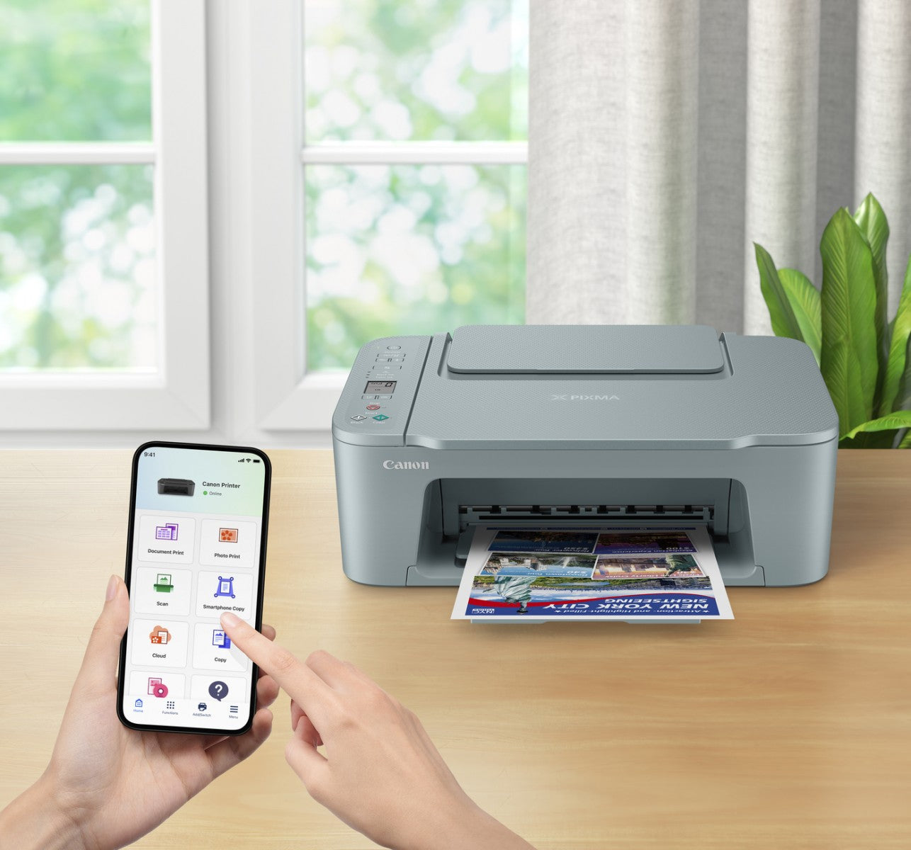 CANON PIXMA TS3752i MFP colour inkjet Legal 216x356mm A4 7.7ipm Print 60sheets Wi-Fi USB Blue