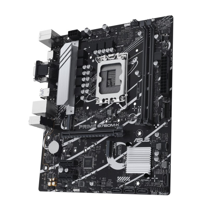 ASUS PRIME B760M-K LGA 1700 2xDDR5 microATX 4xSATA MB 1xHDMI 2.1 1xD-Sub 2xM.2