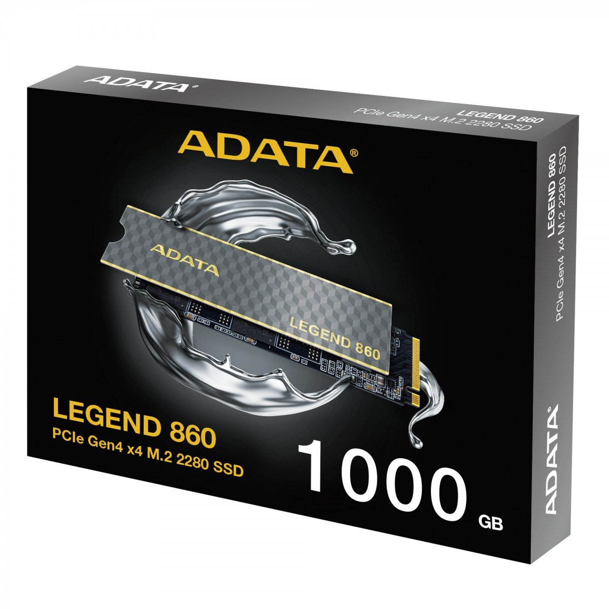 ADATA LEGEND 860 SLEG-860-1000GCS disque SSD interne 1 To M.2 PCI Express 4.0 NVMe 3D NAND