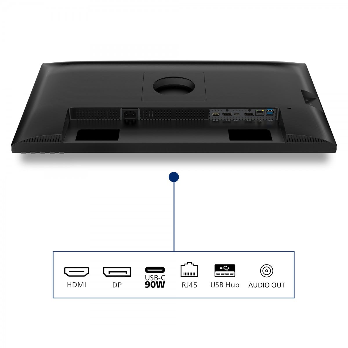 PHILIPS 27B2U3601 - écran LED - 27" - 2560 x 1440 QHD @ 120 Hz - IPS - 350 cd/m² - 1500:1 - 4 ms - HDMI, DP, USB-C , Haut-parleurs