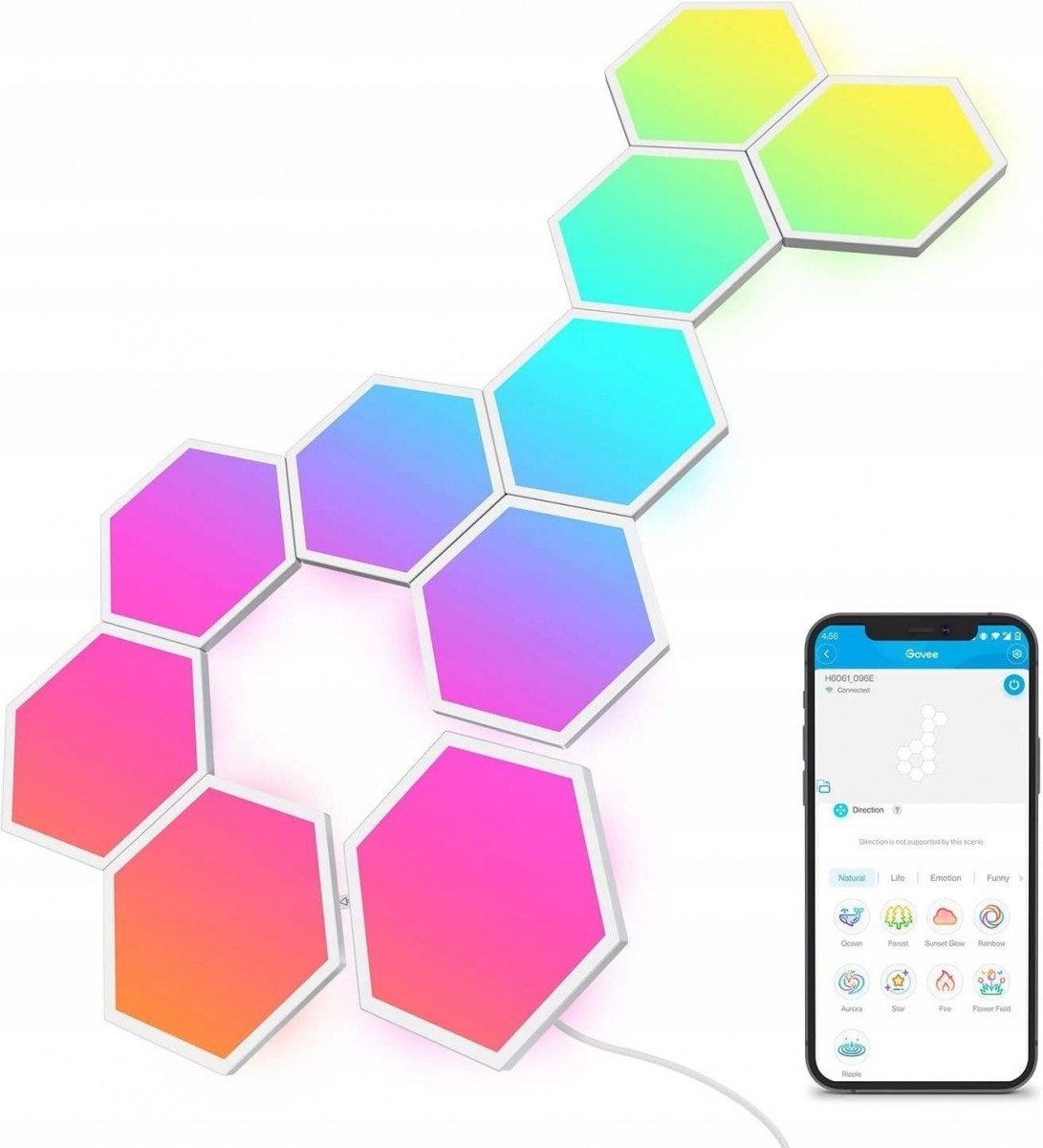 Govee H6061 Glide Hexa | Panneaux LED | RGBIC