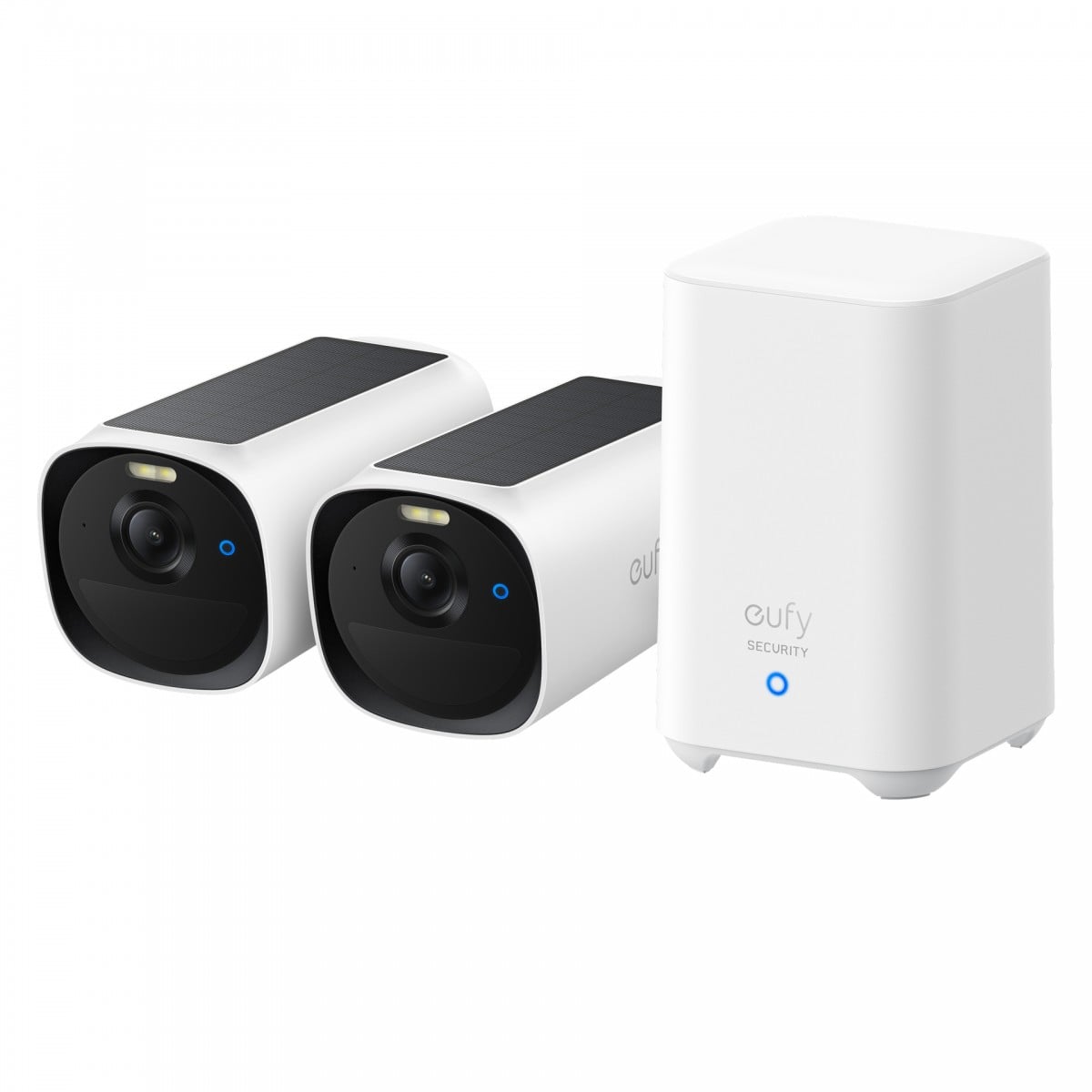 Eufy eufyCam E40 2-Cam Kit + HomeBase S280 Balle (forme) Caméra de sécurité IP Extérieure 2688 x 1520 pixels Mur