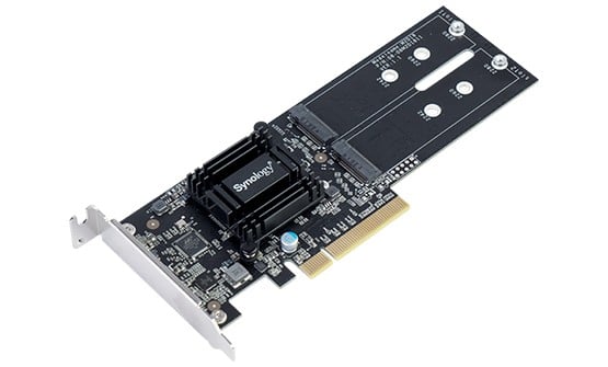 SYNOLOGY M2D18 Synology M2D18 NVMe/SATA SSD adapter card