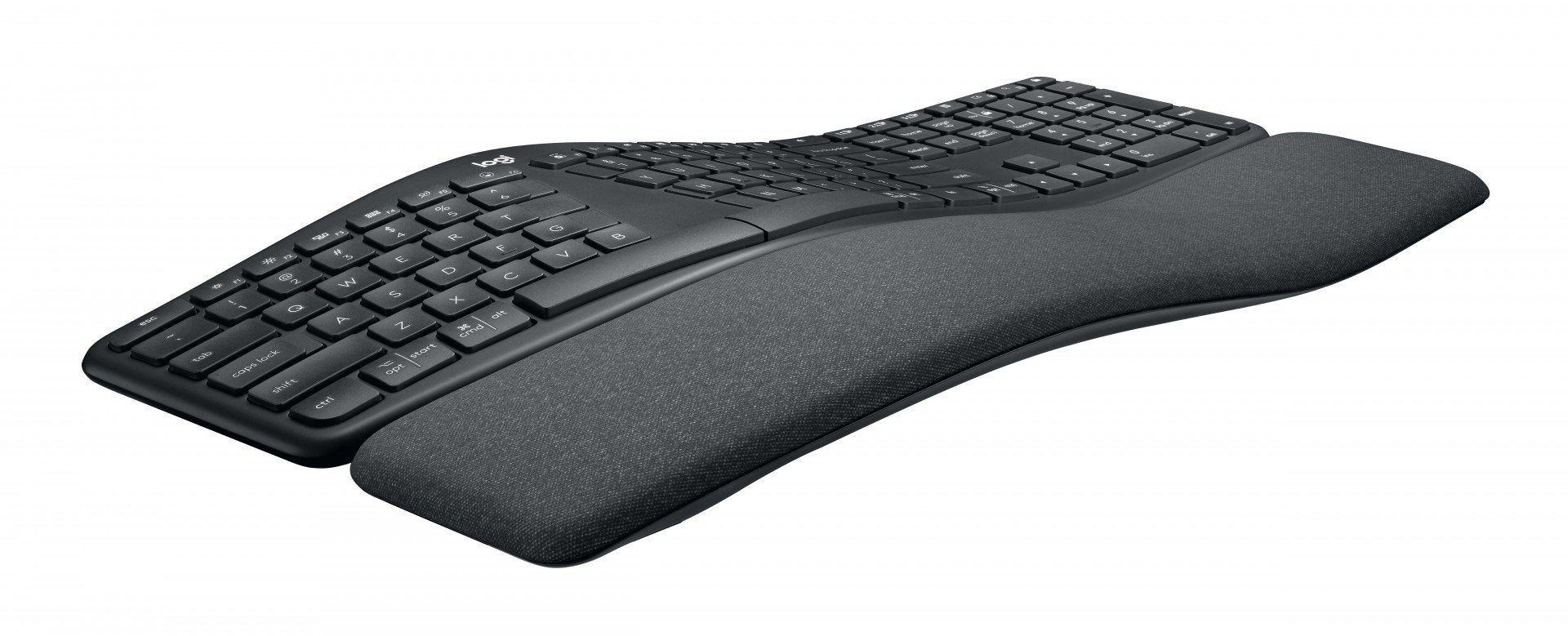 Logitech ERGO K860 Split for Business clavier Bureau Bluetooth QWERTY US International Graphite