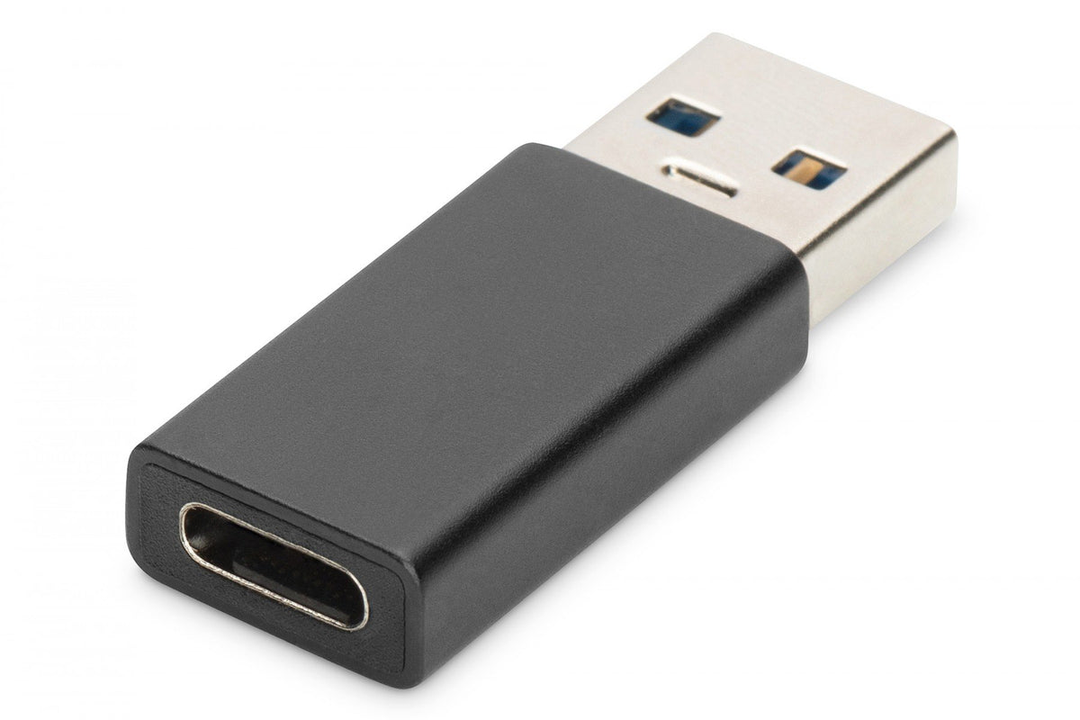 Digitus AK-300524-000-S changeur de genre de câble USB-C jack Noir