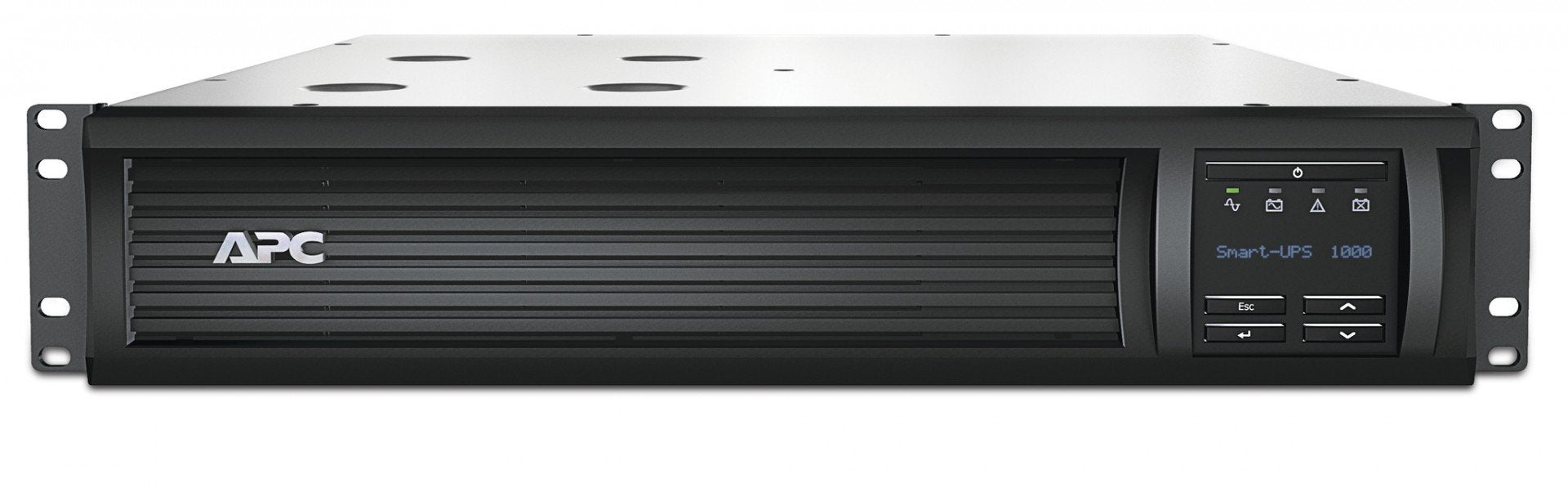 APC Smart-UPS 1000VA LCD RM UPS Rack AC 220/230/240V 700Watt 1000VA Ethernet 10/100 RS-232 USB oc 4 2U BK with APC SmartConnect