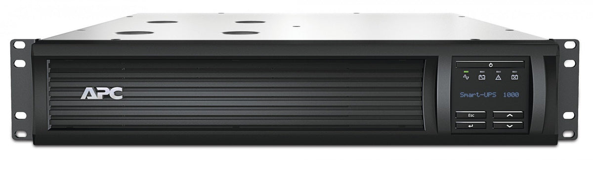 APC Smart-UPS 1000VA LCD RM UPS Rack AC 220/230/240V 700Watt 1000VA Ethernet 10/100 RS-232 USB oc 4 2U BK with APC SmartConnect
