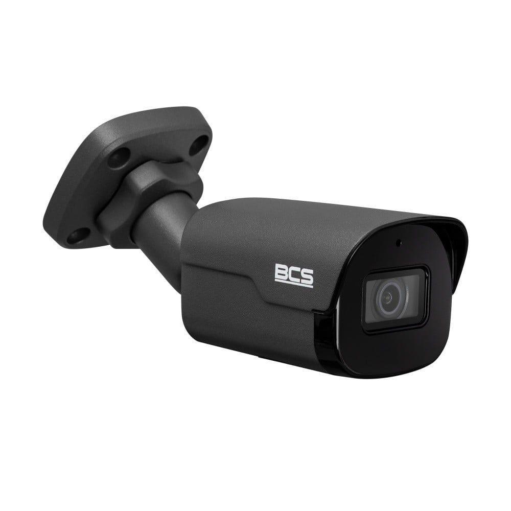 BCS BCS-P-TIP25FSR4-Ai2-G Caméra IP tubulaire 5MP avec microphone et fonctionnalités intelligentes