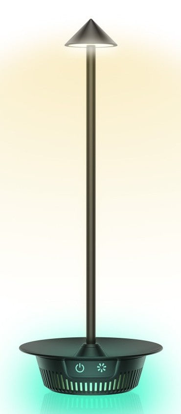 Techly I-LAMP-TABLE3 Lampe LED sans fil avec base tactile dimmable RGB