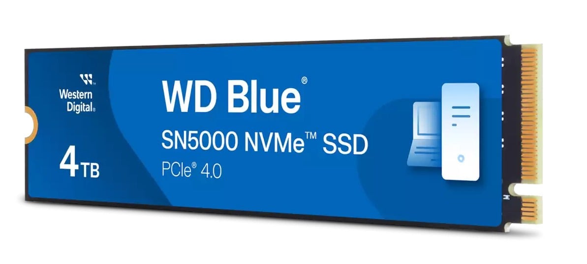 WD SSD Blue SN5000 4TB PCIe Gen4 NVMe