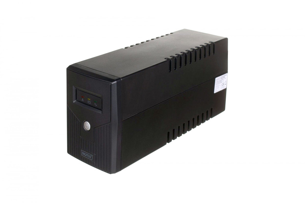 Digitus DN-170064 alimentation d'énergie non interruptible Interactivité de ligne 0,8 kVA 480 W 2 sortie(s) CA