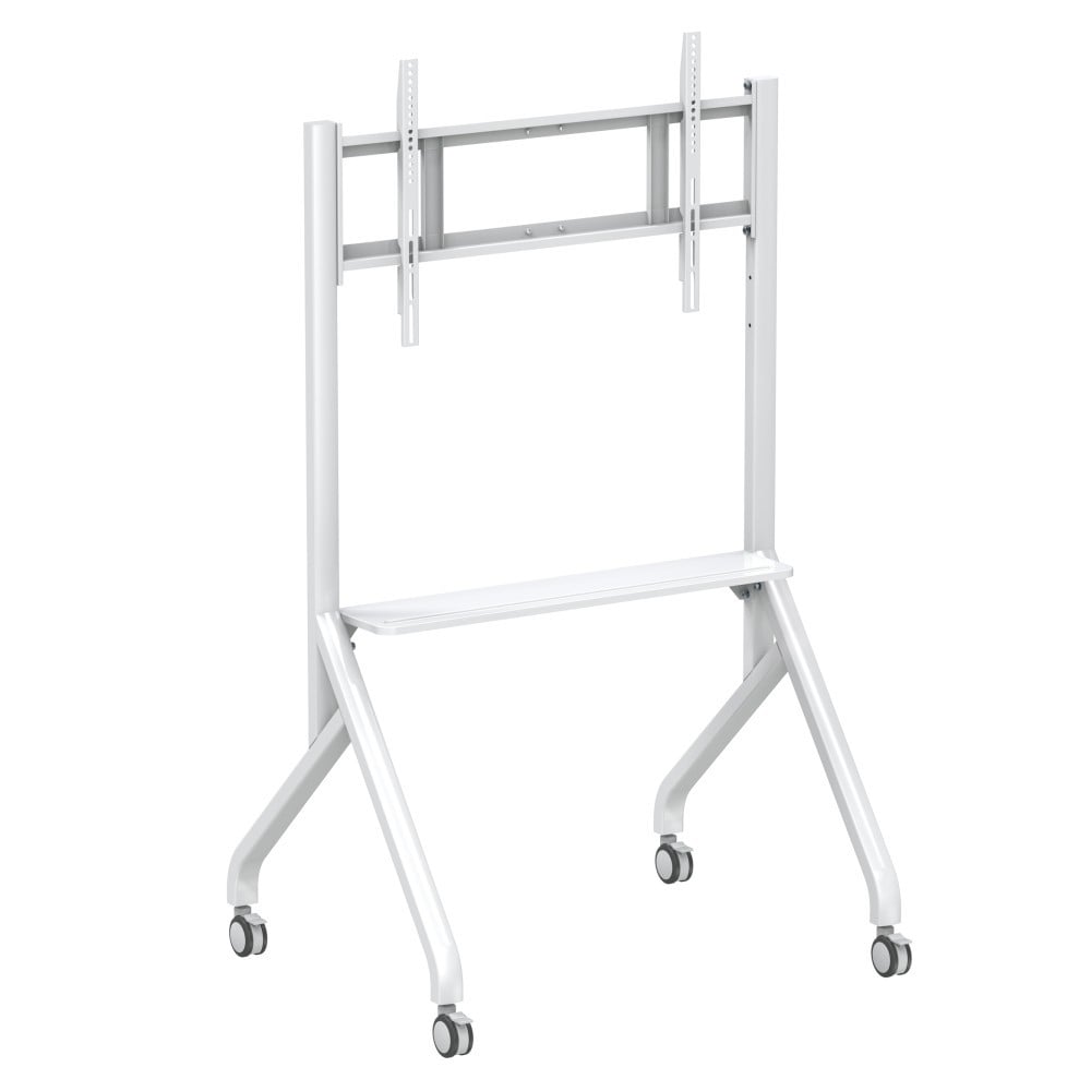 "Techly ICA-TR53LW Support TV mobile 65-100"" jusqu'a 100kg étagere AV réglable"