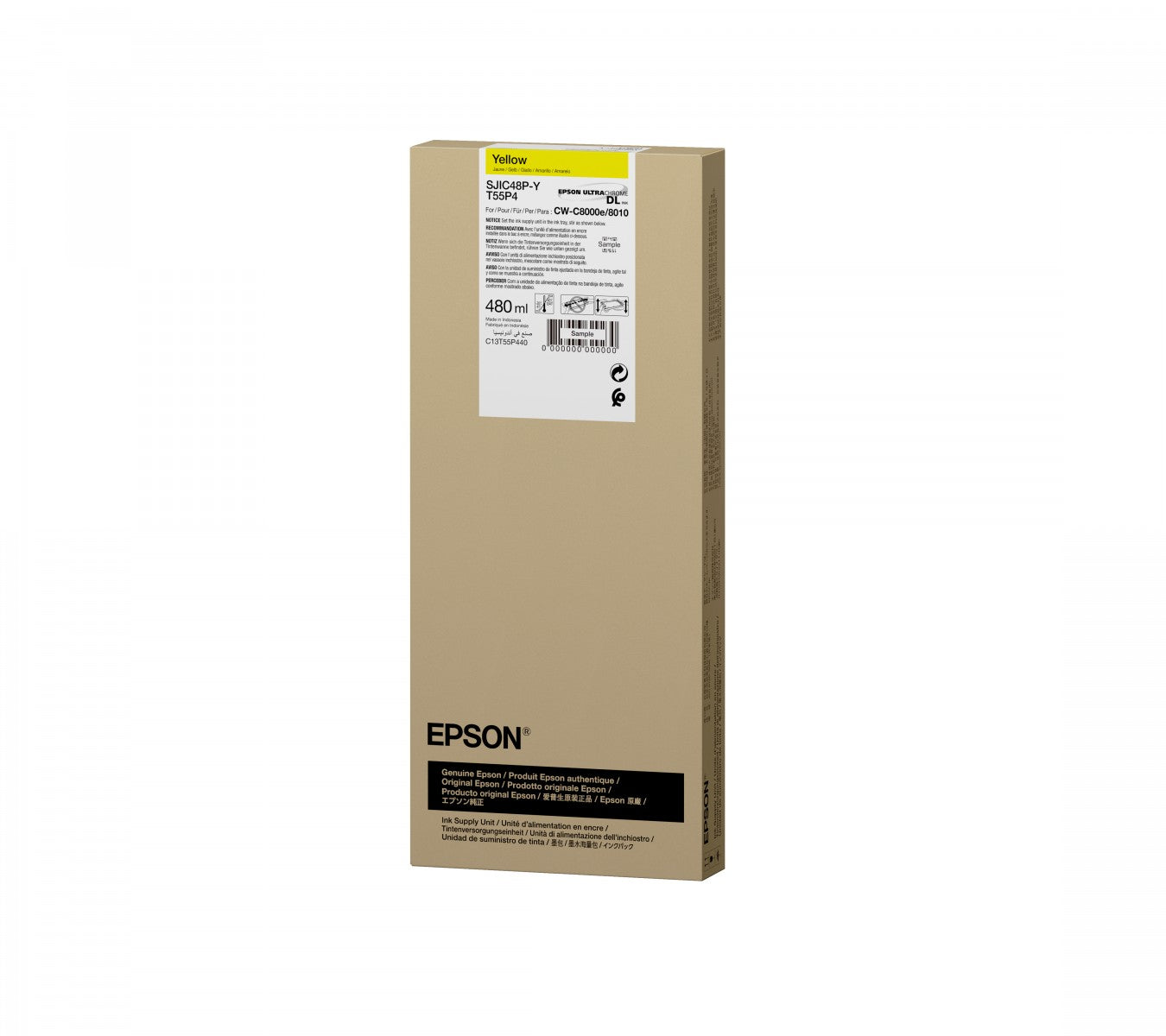 EPSON SJIC48P-Y Yellow ink cartridge for ColorWorks C8000e