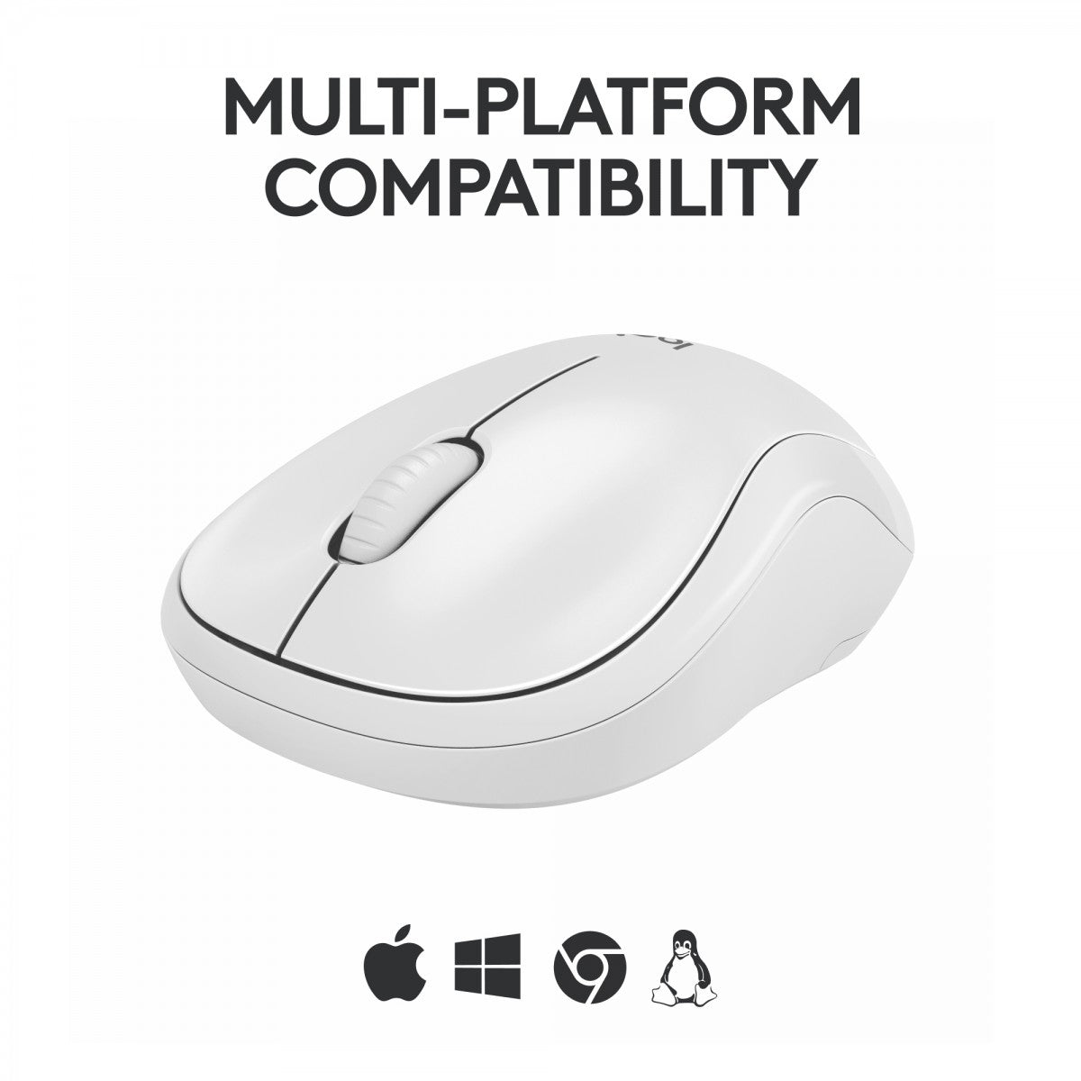 LOGITECH M240 Silent Mouse right and left-handed optical 3 buttons wireless Bluetooth off-white