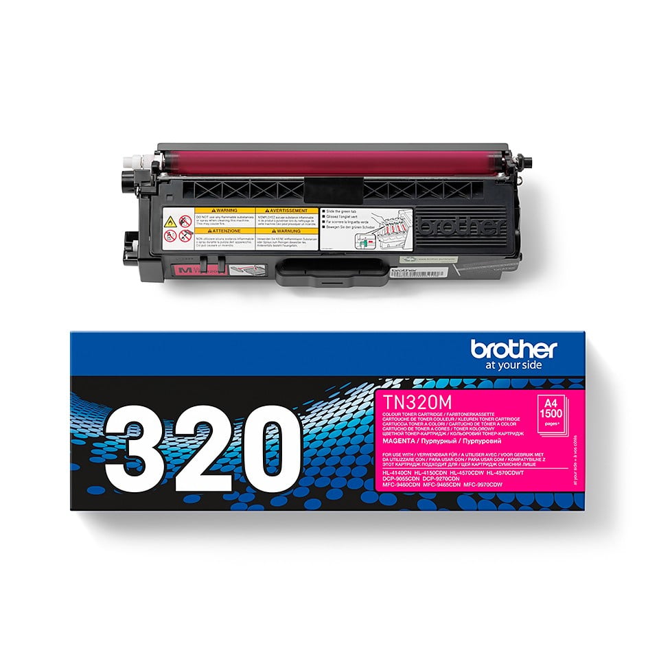 BROTHER TN-320 cartouche de toner magenta capacité standard 1.500 pages pack de 1