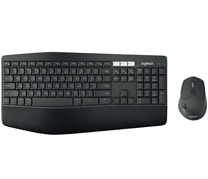 Logitech 920-008219 clavier Souris incluse Maison RF sans fil + Bluetooth QWERTY Anglais Noir