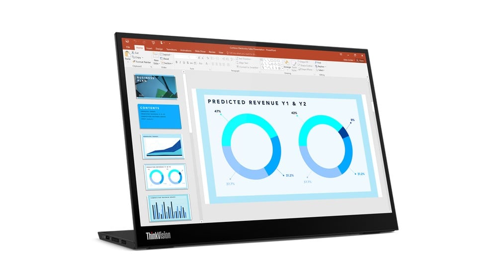 LENOVO ThinkVision M14d 14p QHD 16:10 IPS 300nits 2xUSB-C DP TopSeller