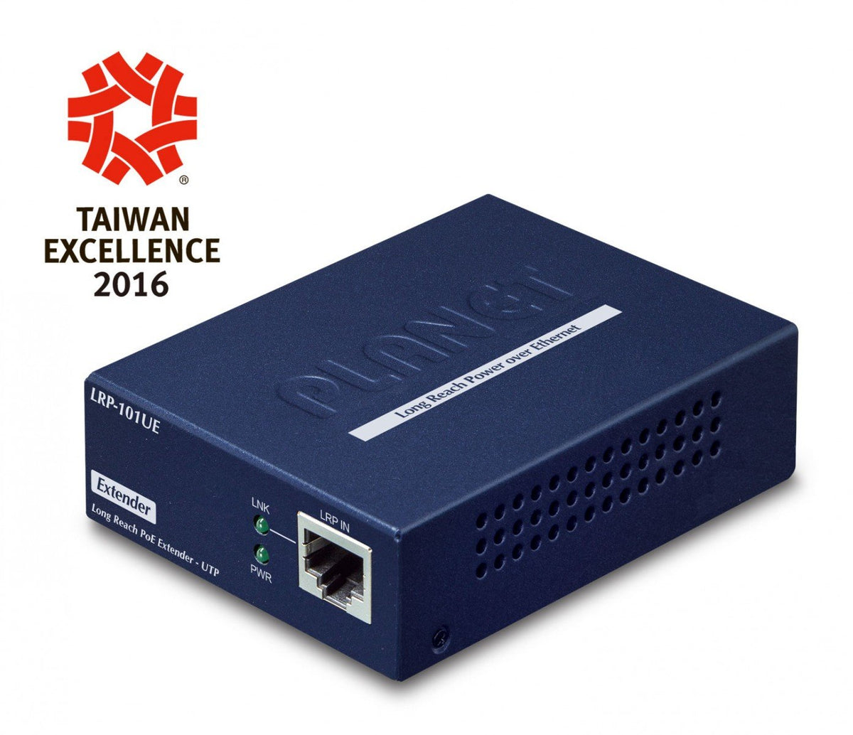PLANET LRP-101U-KIT prolongateur réseau Émetteur et récepteur réseau Bleu 10, 100 Mbit/s