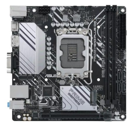 ASUS PRIME H610I-PLUS D4-CSM Intel H610 LGA 1700 2DDR4 1xPCIe 4.0/3.0 x16 1xM.2 4xSATA 6Gb/s 4xUSB 3.2 Mini ITX MB