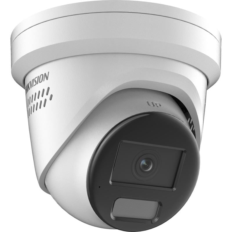 Hikvision DS-2CD2347G2H-LISU/SL(4mm)(eF) Caméra réseau turret fixe 4 MP avec ColorVu et éclairage hybride intelligent