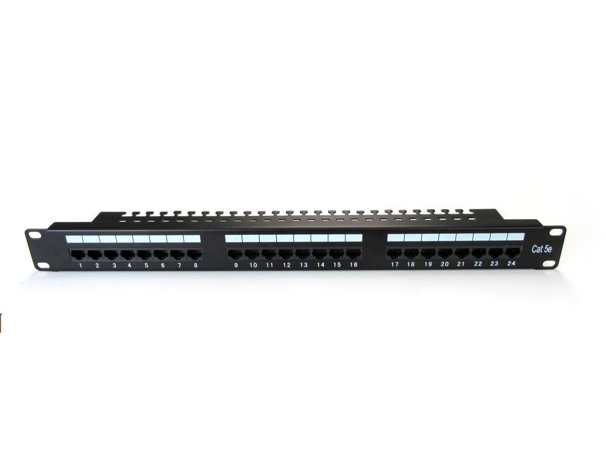 "Patch panel Digitus 19"" 24-port UTP kat. 5E"