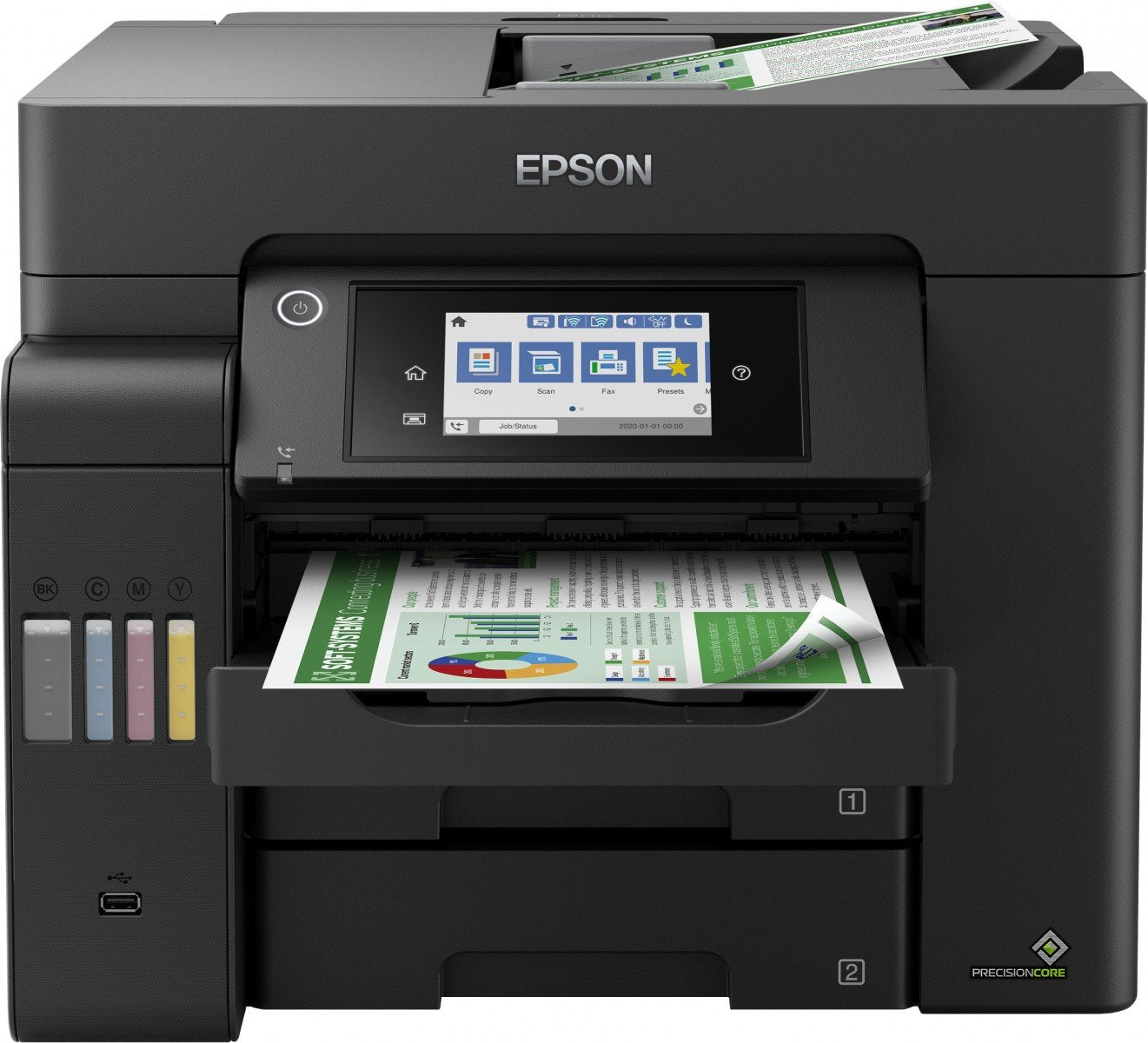 Epson EcoTank L6550 - appareil tout-en-un d'impression - impression, numérisation, copie, fax 4800 x 2400 DPI A4 25ppm Wi-Fi AirPrint