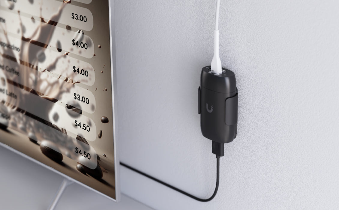 Ubiquiti UC-Cast UniFi Activez la signalétique numérique instantanément sur tout écran compatible HDMI.