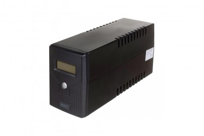 UPS Line-Interactive LCD BASIC, 800VA/480W, 1x12V/9A, AVR, 2x Schuko CEE 7/3